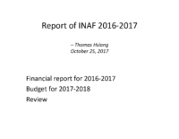 INAF 7th BM report